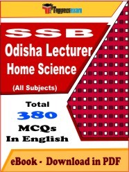 EBook of SSB Odisha Lecturer Home Science Exam, PDF Format in English