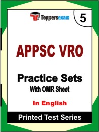 APPSC VRO Book in English - Mock Test / Practice Set