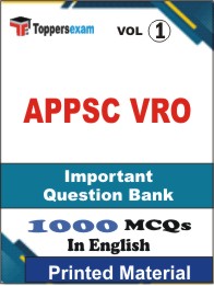APPSC VRO Book in English - Objective MCQ (VOL.1)