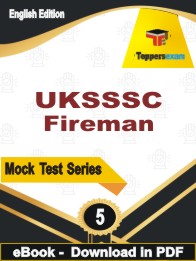 UKSSSC Fireman Test PDF Book In English - Practice Set