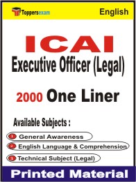 ICAI Executive Officer (Legal) One Liner Book in English