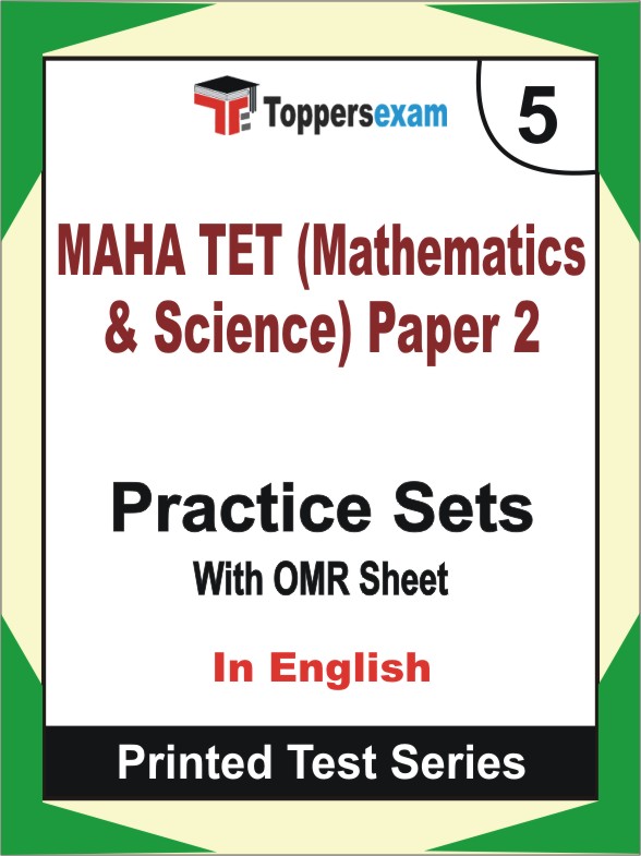 MAHA TET (Mathematics & Science) Paper 2 Book in English - Mock Test / Practice Set
