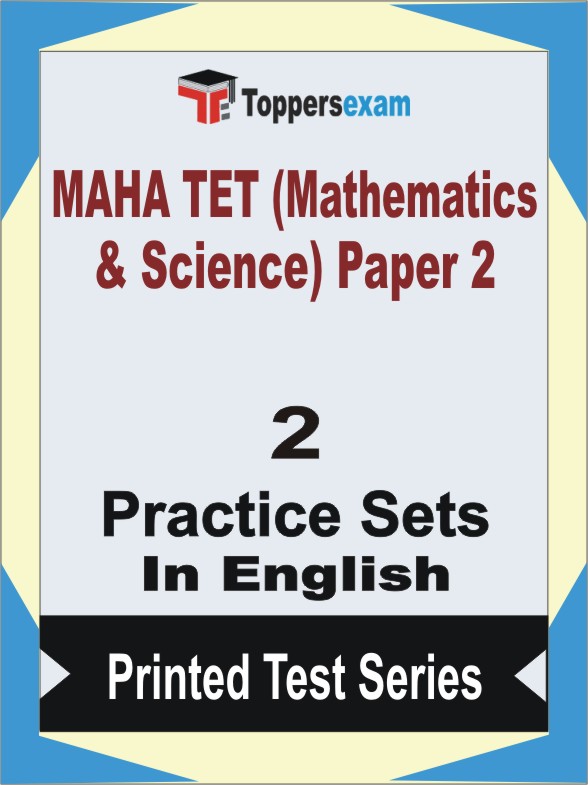 MAHA TET (Mathematics & Science) Paper 2 Book in English - Question Paper / Practice Set