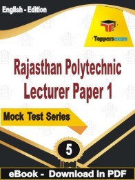 Rajasthan Polytechnic Lecturer (Paper-1) Test PDF Book In English - Practice Set