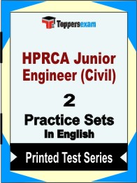 HPRCA Junior Engineer (Civil) Book in English - Question Paper / Practice Set