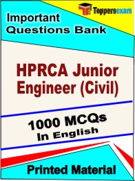 HPRCA Junior Engineer (Civil)  Book in English - Objective MCQ