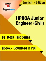 HPRCA Junior Engineer (Civil) PDF Book In English   - Mock Test/Practice Set