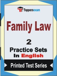 Family Law Book in English - Question Paper / Practice Set