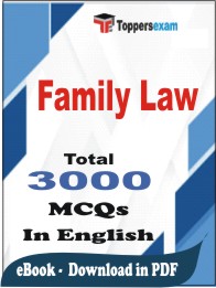 Family Law PDF Book in English - MCQ / Objective Questions