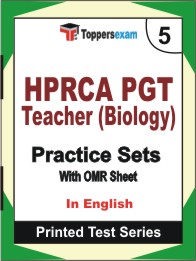 HPRCA PGT Teacher (Biology) Book in English - Mock Test / Practice Set