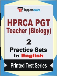HPRCA PGT Teacher (Biology) Book in English - Question Paper / Practice Set