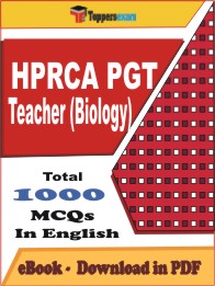 HPRCA PGT Teacher (Biology) PDF Book in English - MCQ / Objective Questions