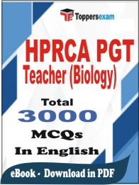 HPRCA PGT Teacher (Biology) PDF Book in English - MCQ / Objective Questions