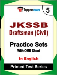 JKSSB Draftsman (Civil) Book in English- Mock Test / Practice Set