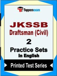 JKSSB Draftsman (Civil) Book in English- Question Paper / Practice Set