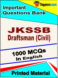 JKSSB Draftsman (Civil)  Book in English- Objective MCQ