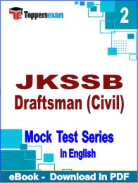JKSSB Draftsman (Civil)  PDF Book In English- Question Paper