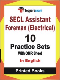 SECL Assistant Foreman (Electrical) Book in English - Practice Set