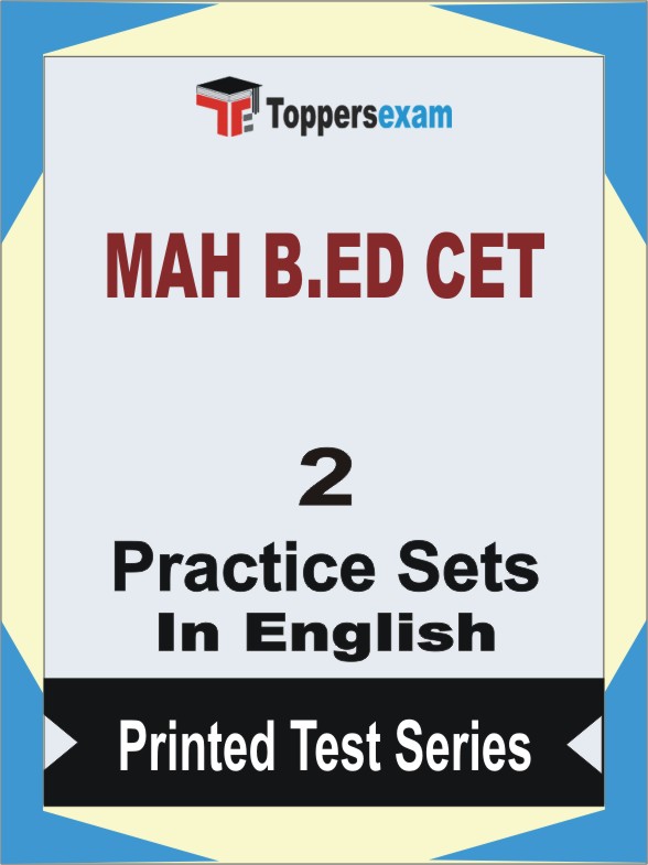 MAH B.ED CET Book in English - Question Paper / Practice Set