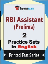 RBI Assistant (Prelims) Book in English - Question Paper / Practice Set