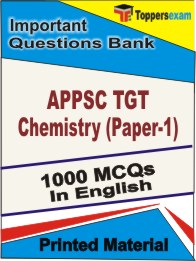 APPSC TGT Chemistry (Paper-1) Book in English - Objective MCQ
