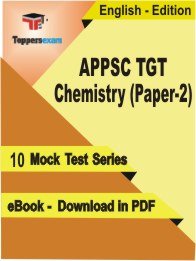 APPSC TGT Chemistry (Paper-2) PDF Book In English - Mock Test/Practice Set
