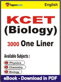 KCET (Biology) One Liner Book PDF in English