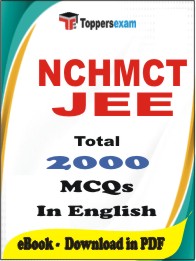 NCHMCT JEE PDF Book in English - MCQ / Objective Questions