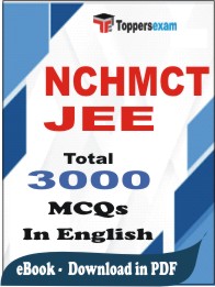 NCHMCT JEE PDF Book in English - MCQ / Objective Questions