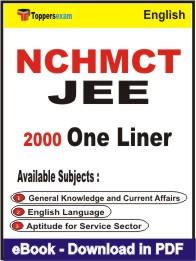 NCHMCT JEE One Liner Book PDF in English