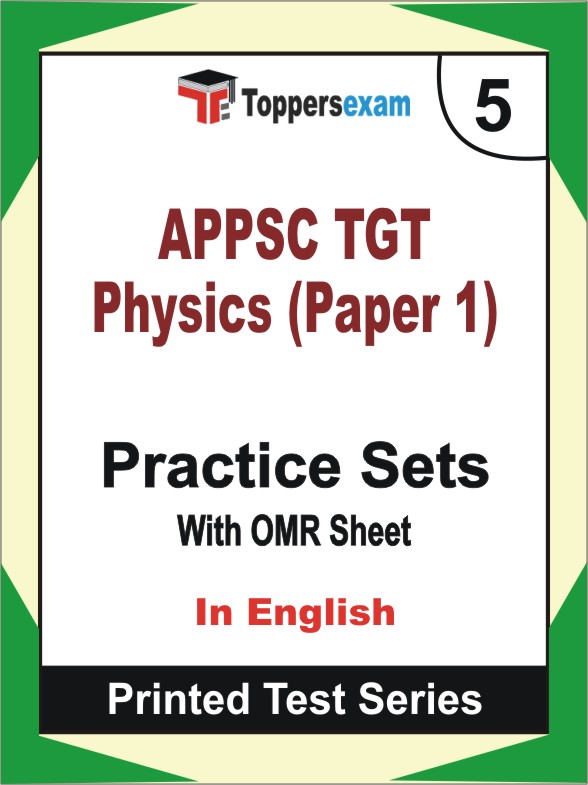 APPSC TGT Physics (Paper 1) Book in English - Mock Test / Practice Set