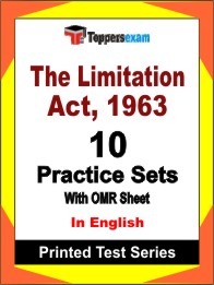 The Limitation Act, 1963 Book in English- Practice Set