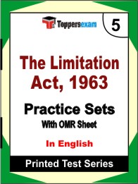 The Limitation Act, 1963 Book in English- Mock Test / Practice Set