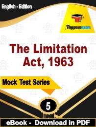 The Limitation Act, 1963  PDF Book In  English- Practice Set