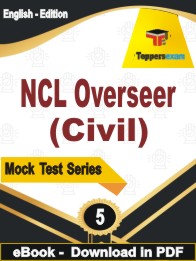 NCL Overseer (Civil) Test PDF Book In English - Practice Set