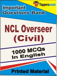 NCL Overseer (Civil)  Book in English - Objective MCQ
