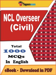 NCL Overseer (Civil) PDF Book in English - MCQ / Objective Questions