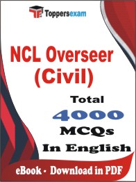 NCL Overseer (Civil)  PDF Book in English - MCQ / Objective Questions