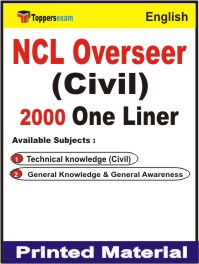 NCL Overseer (Civil) One Liner Book in English