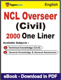 NCL Overseer (Civil) One Liner Book PDF in English