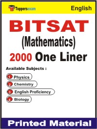 BITSAT (Mathematics) One Liner Book in English