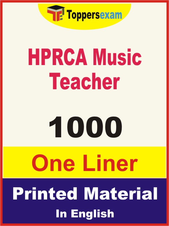 HPRCA Music Teacher One Liner Book in English