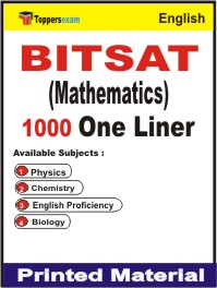 BITSAT (Mathematics) One Liner Book in English