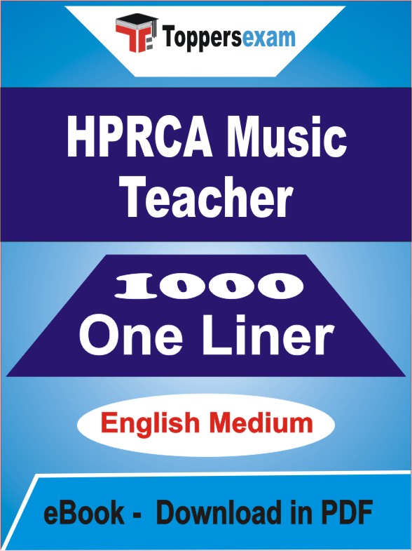HPRCA Music Teacher One Liner Book PDF in English