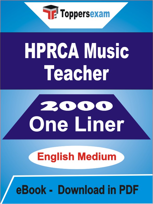 HPRCA Music Teacher One Liner Book PDF in English