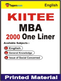 KIITEE MBA One Liner Book in English