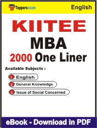KIITEE MBA One Liner Book PDF in English