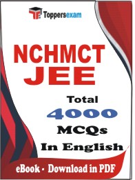 NCHMCT JEE PDF Book in English - MCQ / Objective Questions