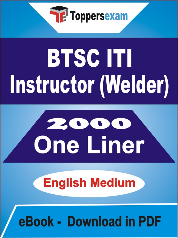 BTSC ITI Instructor (Welder) One Liner Book PDF in English