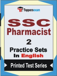 SSC Pharmacist Book in English - Question Paper / Practice Set